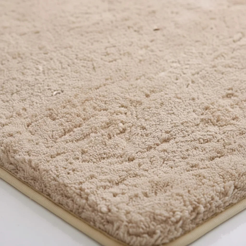 Tapis Sortie de Bain Antidérapant Beige Sable