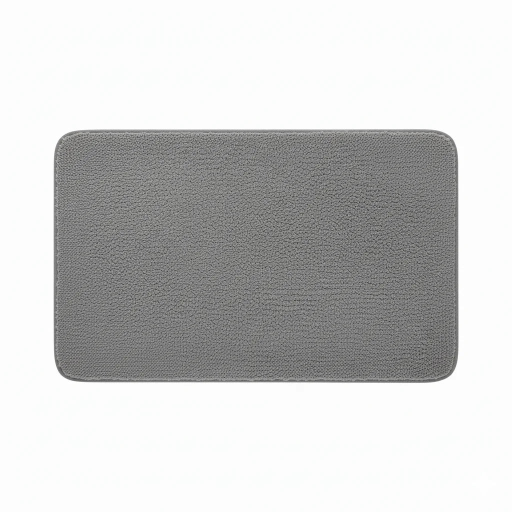 Tapis Sortie de Bain Antidérapant Gris Perle
