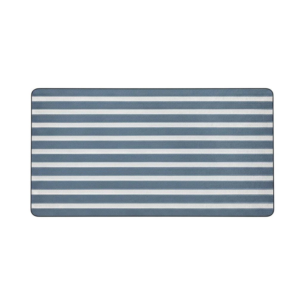 Tapis Sortie de Bain Bleu Gris