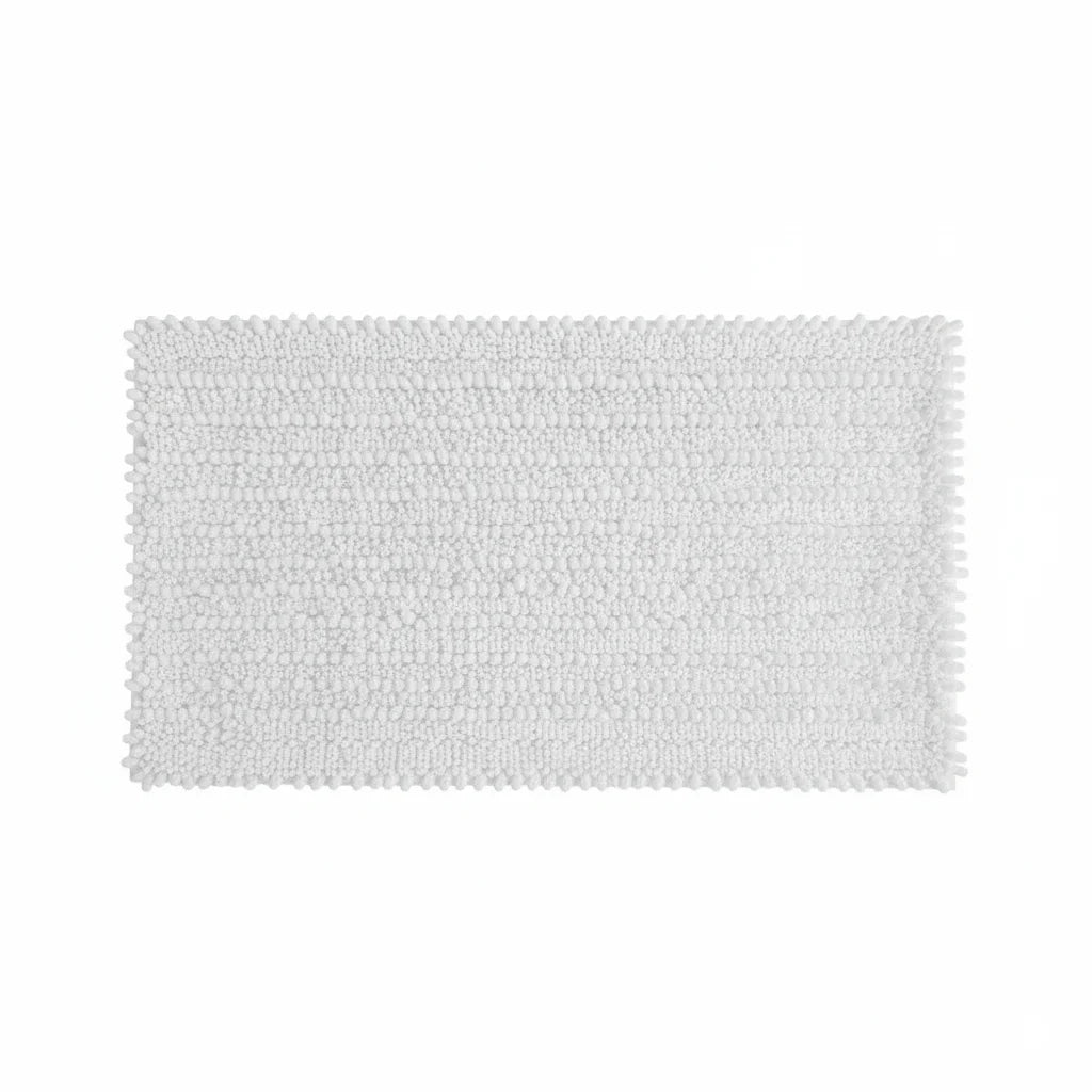 Tapis Sortie de Douche Blanc Neige