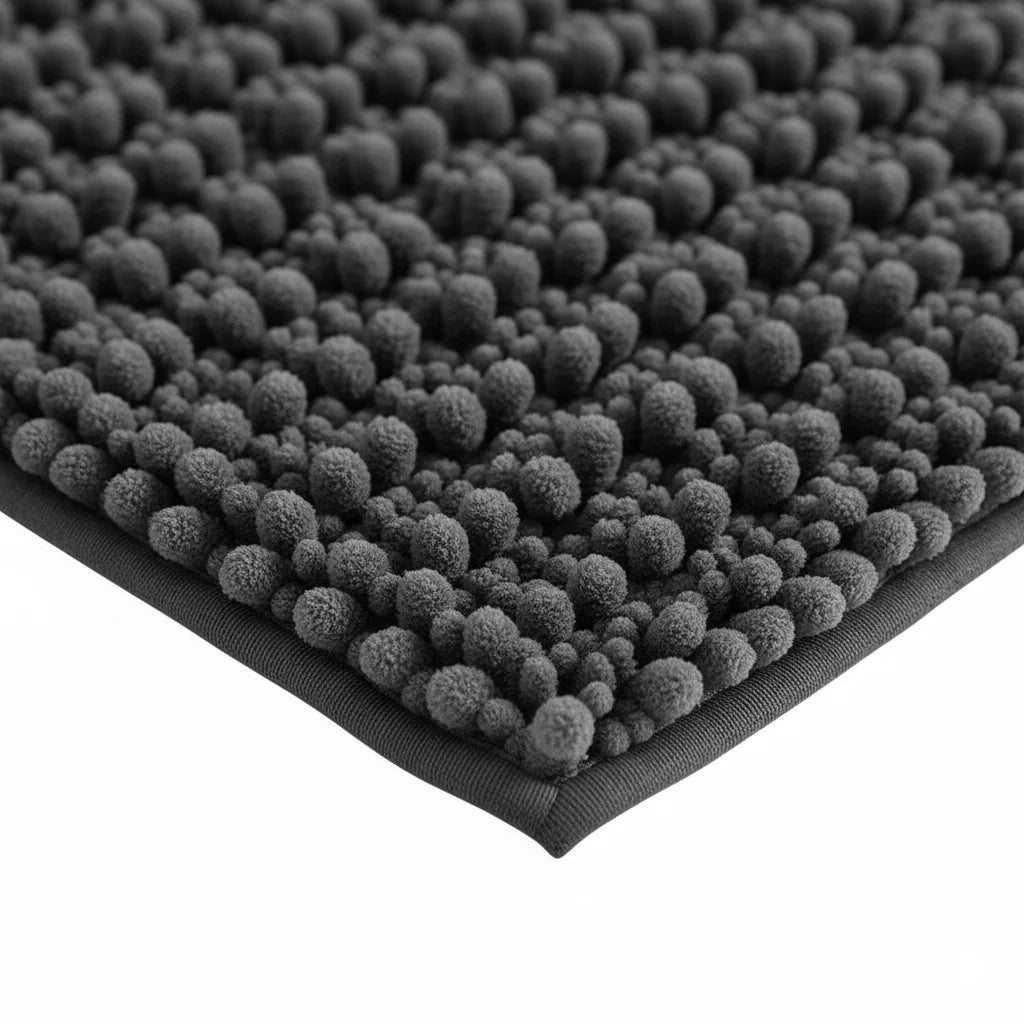 Tapis Sortie de Douche Gris Anthracite